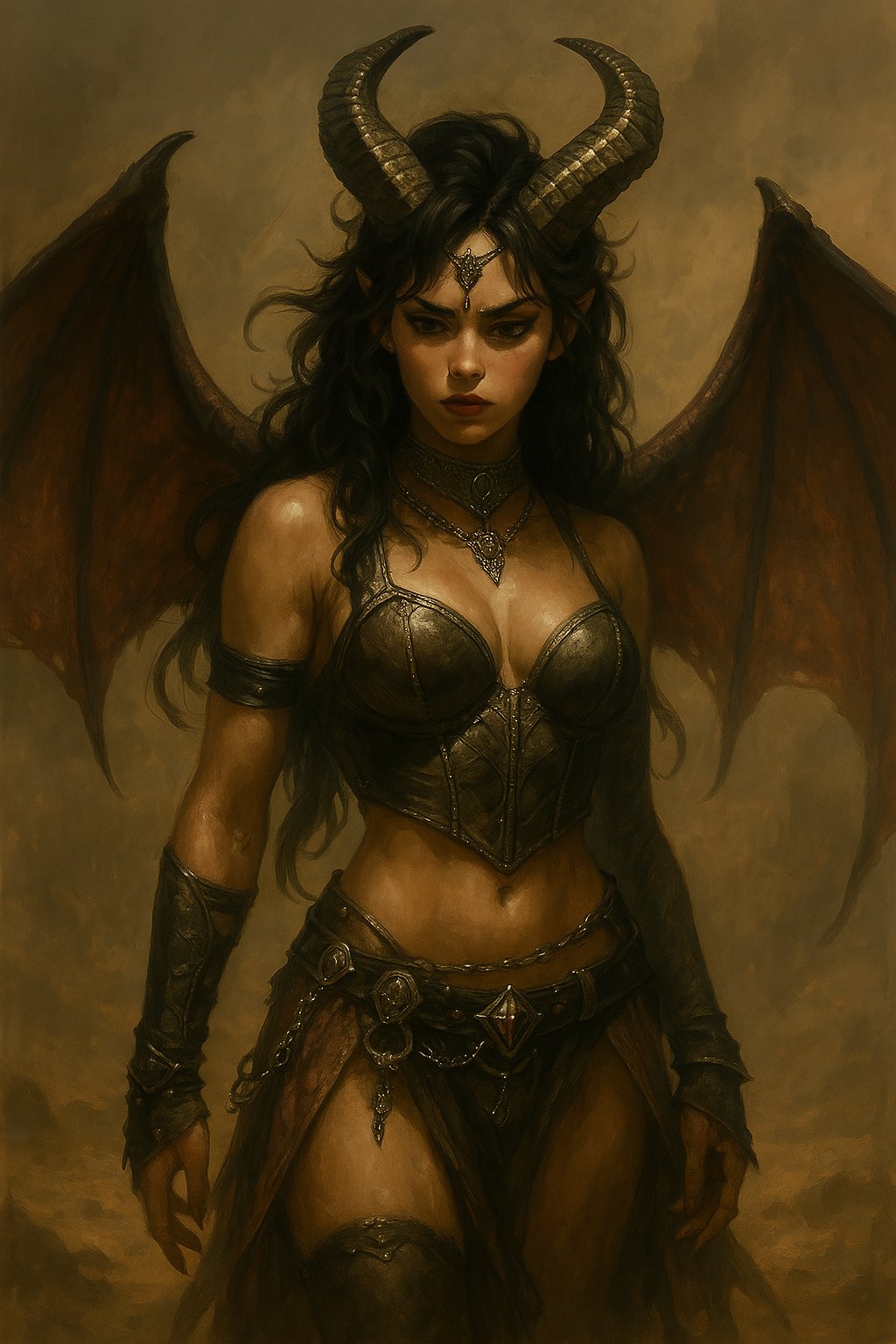 Early painterly render, before the purple streak