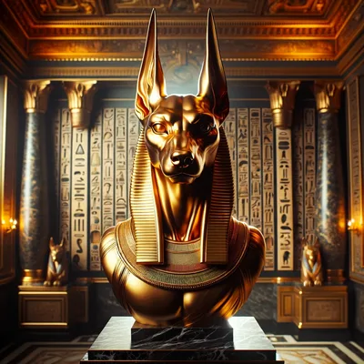 Anubis 2023 gold bust hall