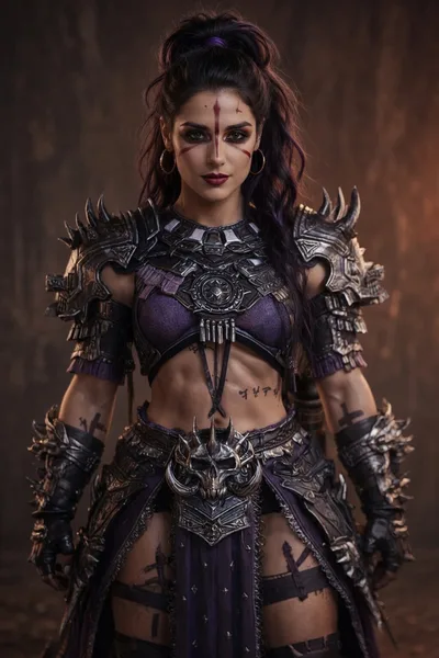 Barbarian Blu 2026 spiked warlord armor