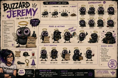 Buzzard Jeremy holy bar fly sheet