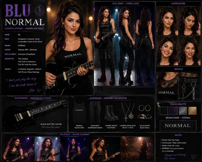 Concert Blu apparel sheet