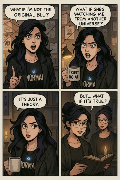 Conspiracy Blu 2025 original blu comic