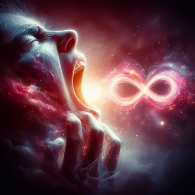 Cosmic Emotion 2023 crimson infinity scream