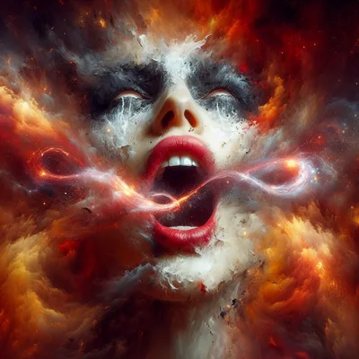 Cosmic Emotion 2023 fire nebula gasp