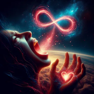 Cosmic Emotion 2023 infinity over earth