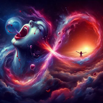 Cosmic Emotion 2023 the figure in the loop