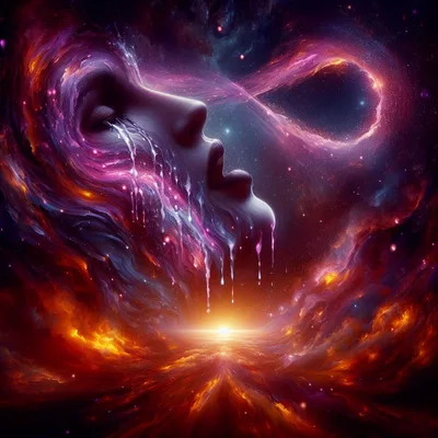 Cosmic Emotion 2023 violet weeping profile