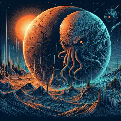 Elder Moon 2023 half face planet