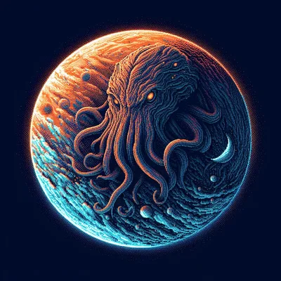 Elder Moon 2023 pixel moon emergence