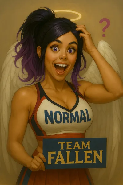 Fallen Angel Blu 2025 team fallen cheerleader