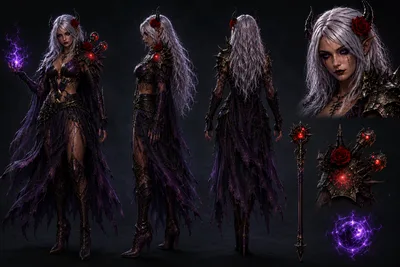Girdy Void Rose variant sheet