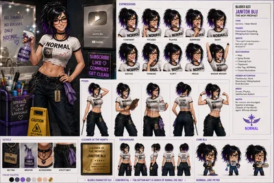 Janitor Blu 2026 bludex 023 sheet