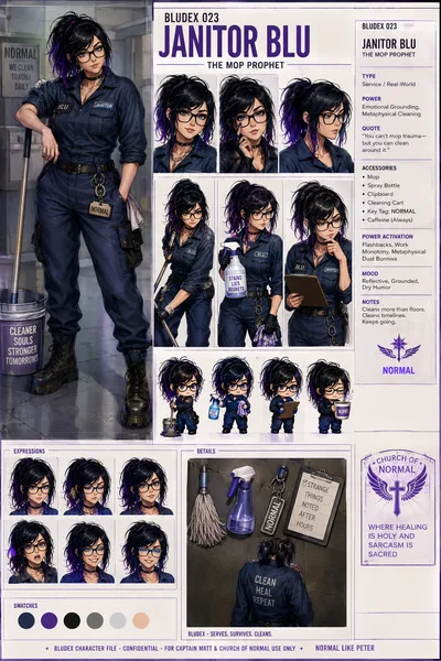 Janitor Blu 2026 poster sheet