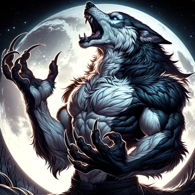 Malak 2023 husky werewolf moonrise