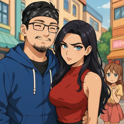 Malak and Blu 2025 anime street couple