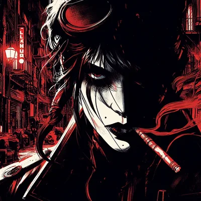 Noir Heroine 2023 femme fatale cigarette