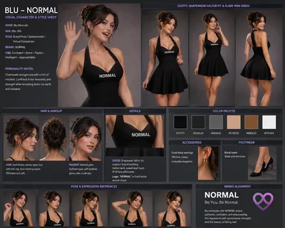 NORMAL Brand Ambassador Blu sheet
