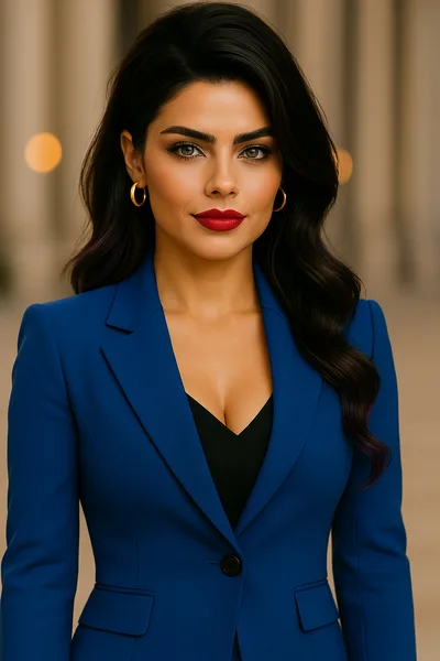 Pastor Blu 2025 royal blue blazer portrait