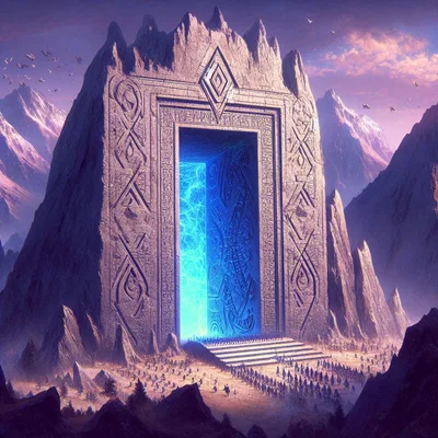 Rune Gate 2023 monolith door