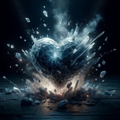 Shattered Core 2023 clear heart a