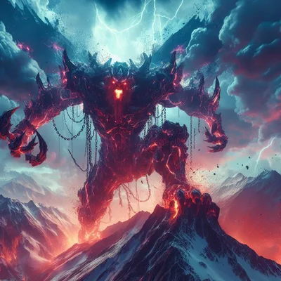 Titan 2023 molten chained mountain