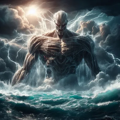Titan 2023 white colossus lightning sea