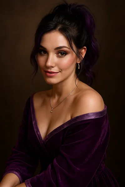 Velvet Blu 2025 portrait study