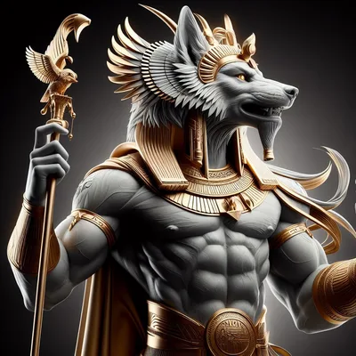 Wepwawet 2023 silver statue regalia