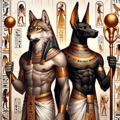 Wepwawet and Anubis 2023 twin gods